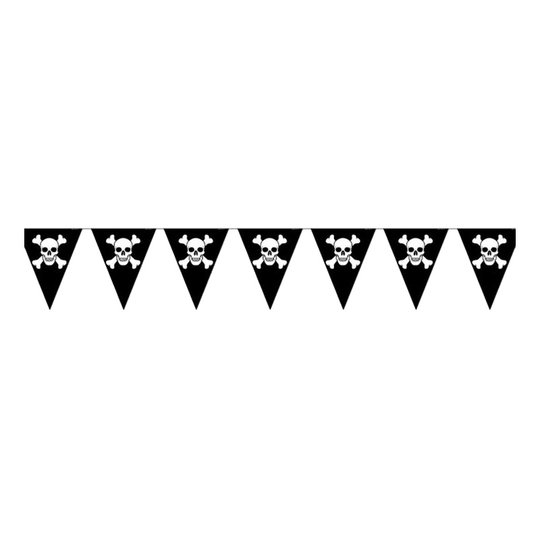 Flaggirlang Dödskalle