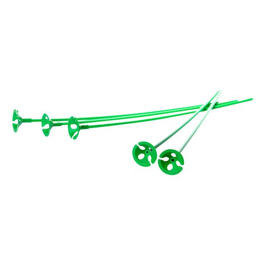 Ballongpinnar Gröna - 10-pack