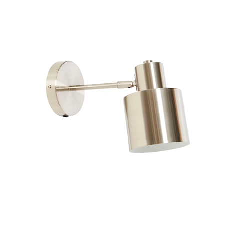 Vägglampa Metall Nickel