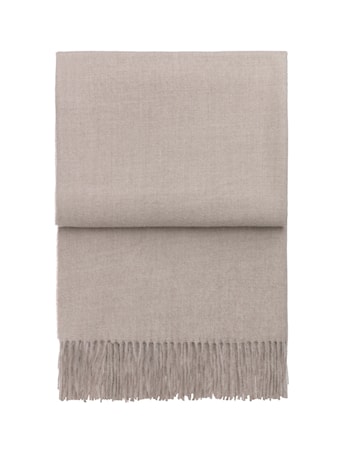 Luxury Pläd Alpackaull Beige