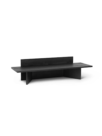 Oblique Bänk Black Oiled Oak