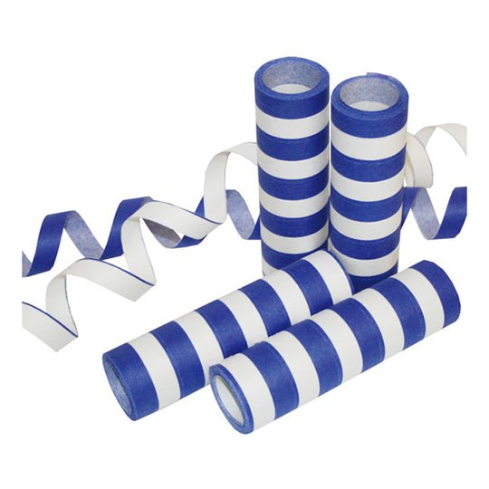 Serpentin Blå/Vit