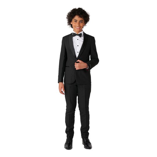 OppoSuits Teen Jet Set Black Smoking - 134/140