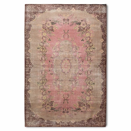 Ullmatta 200x300cm Floral Pink