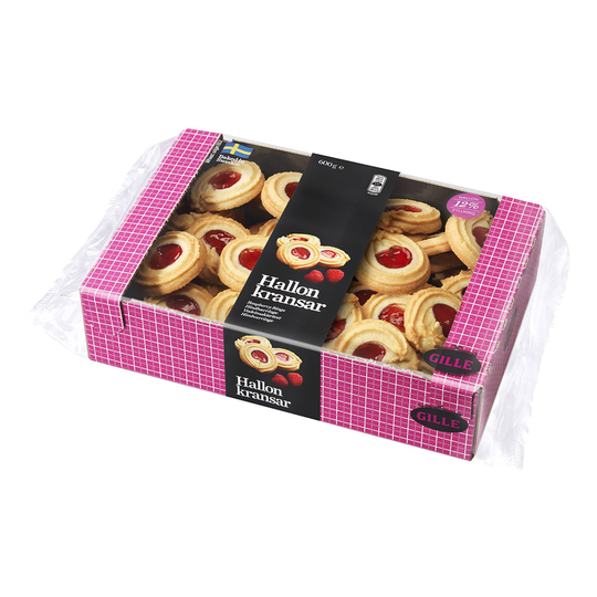 Gille Hallonkrans Familjepack - 600 gram