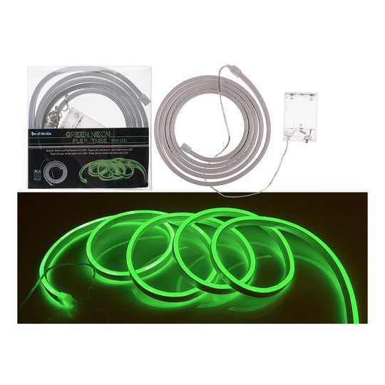 Neon Flex Tub Grön med LED
