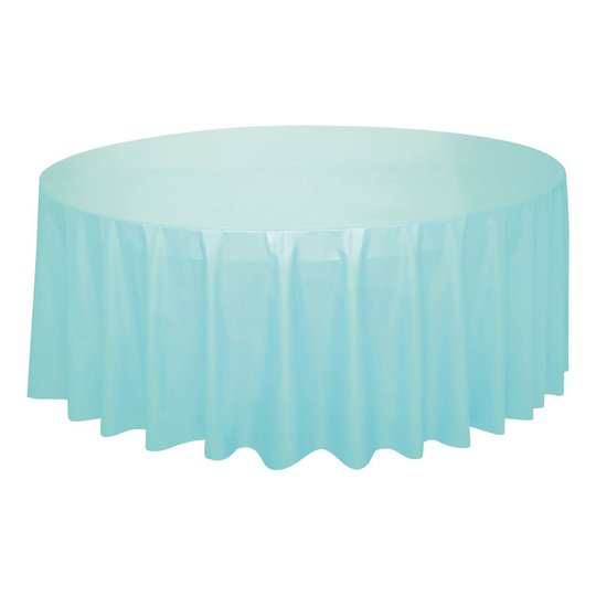 Plastduk Mintgrön Rund