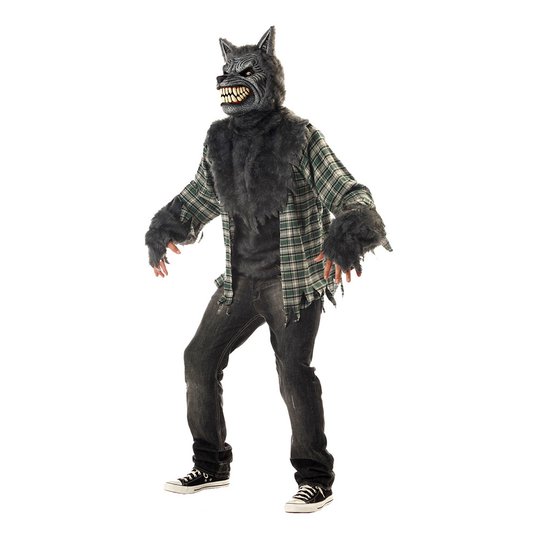 Läskig Varulv Maskeraddräkt - Medium
