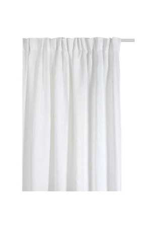 Miramar Gardin med veckband White 140x250 cm