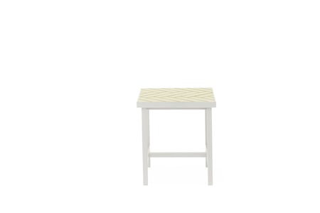 Herringbone Sidobord Butter Yellow