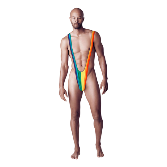 Mankini Regnbågsfärgad - One size