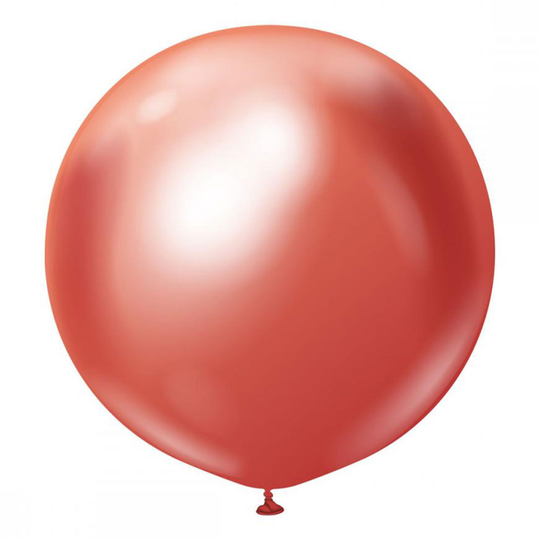 Latexballonger Professional Superstora Röda Chrome - 10-pack