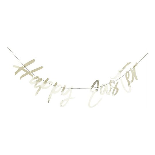 Girlang Happy Easter Guld