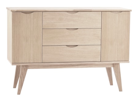 Filippa Sidobord Vitpigmenterad Ek 122 cm