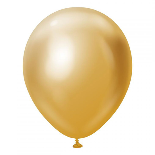 Latexballonger Professional Guld Chrome - 25-pack