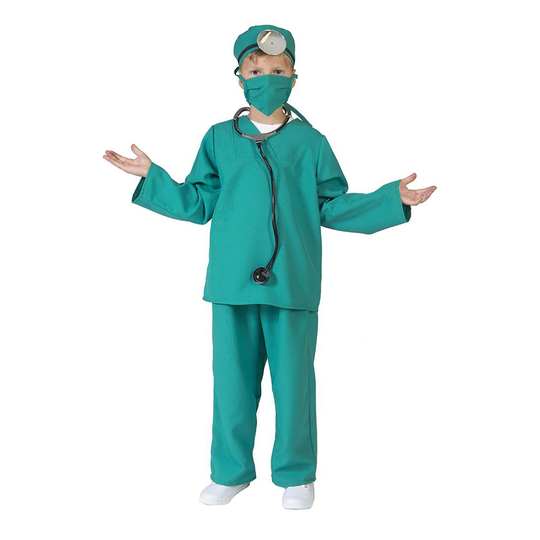 Operationsdoktor Barn Maskeraddräkt - Medium