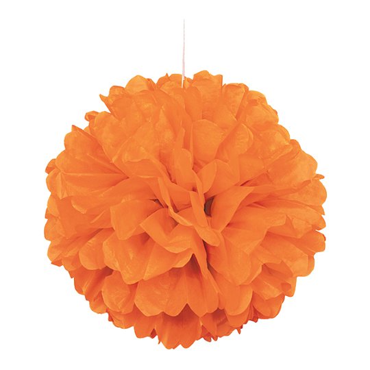 Pom Pom Orange Hängande Dekoration