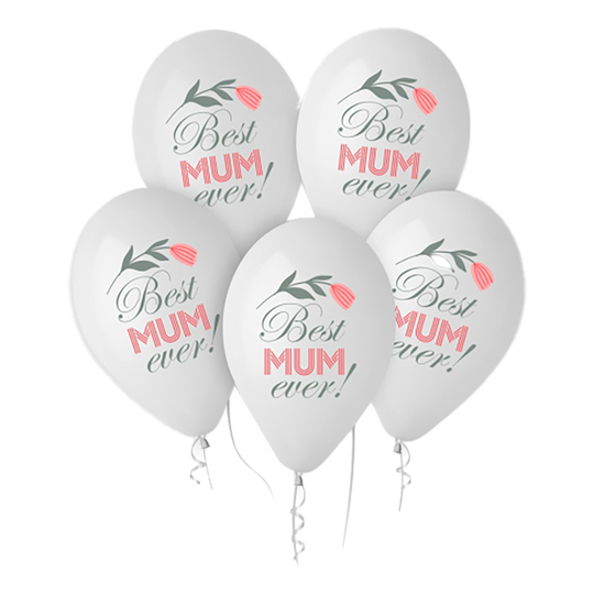 Ballonger Best Mum Ever - 5-pack