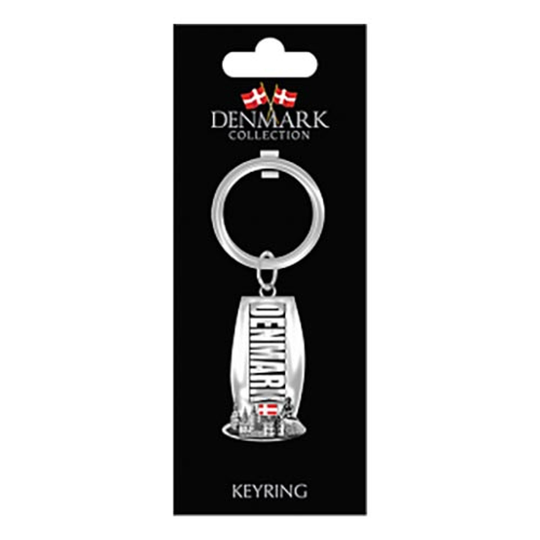 Souvenir Nyckelring Danmark - 1-pack