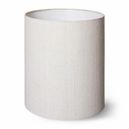 Lampskärm Ø30cm Cylinder Linne