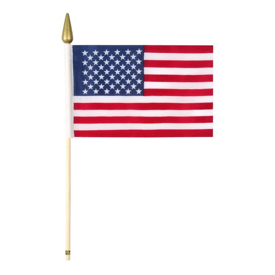 Flagga på Pinne Amerika - 1-pack