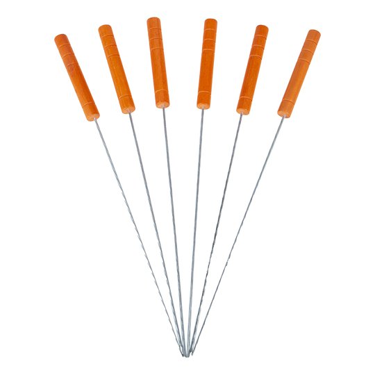 Grillspett Metall - 6-pack