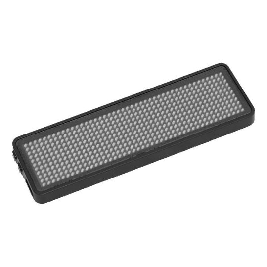 LED Namnbricka - Vit