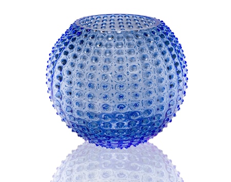 Hobnail Globe Vas 24 cm Light blue
