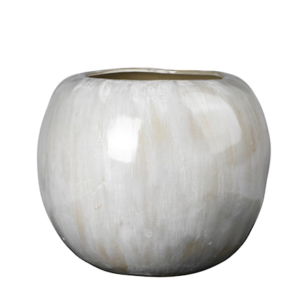 Apple Vas Ø41,5cm Antik vit