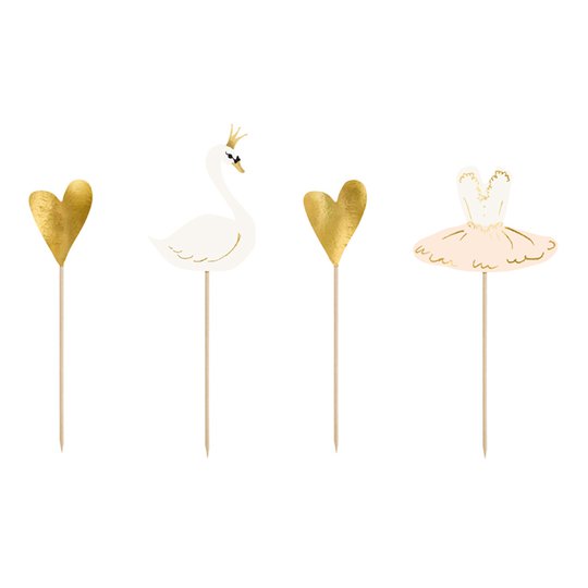 Partypicks Balett - 4-pack