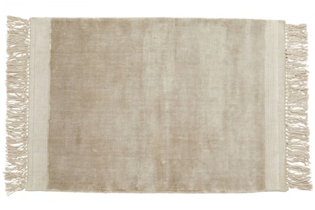 FILUCA Shiny Beige Matta m fransar