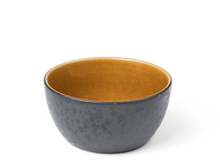 Skål 14 cm svart/amber BITZ