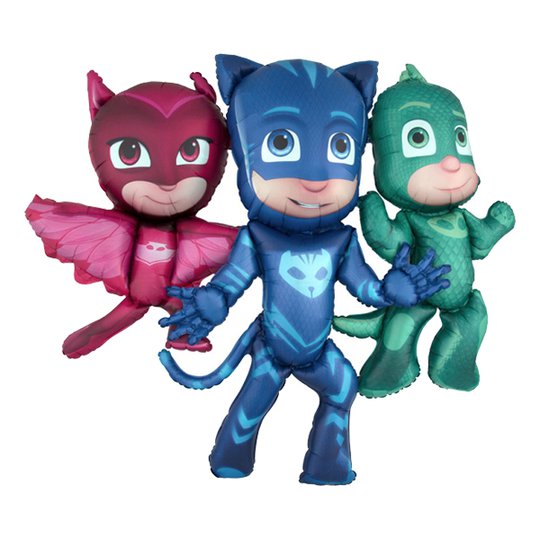 Folieballong Pyjamashjältarna Airwalker - 1-pack
