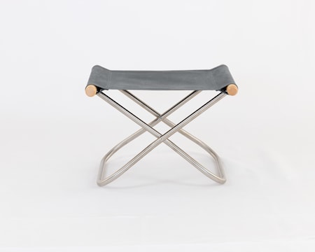 NychairX Fotpall Natur/Grå