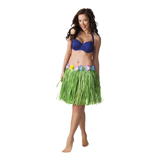 Hawaiikjol Kort Grön - One size
