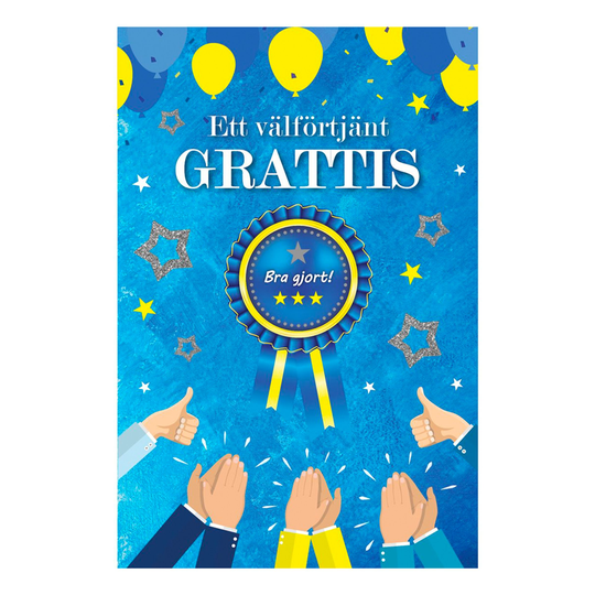 Studentkort Ett Välförtjänt Grattis