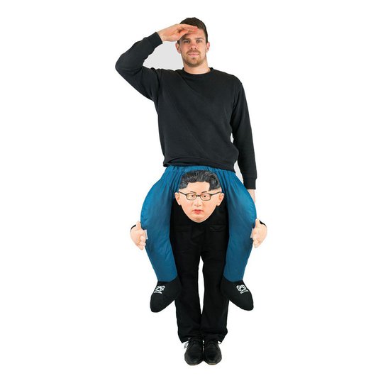 Piggyback Kim Jong Un Maskeraddräkt - One size