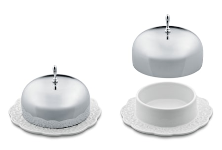 Dressed Smörfat 12 cm Porslin/Rostfritt stål