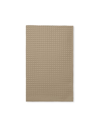 Waffel Handduk 50x70cm Taupe