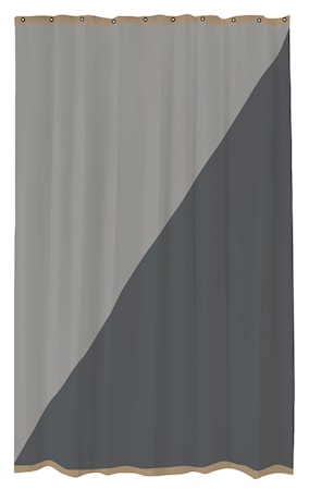 Duet Duschdraperi 150x200 cm Ljusgrå