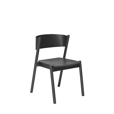 Oblique Matbordsstol Svart