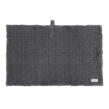 Big Waffle Badrumsmatta Mörkgrå