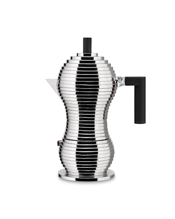 Pulcina Espressobryggare 6 koppar Aluminium/Svart