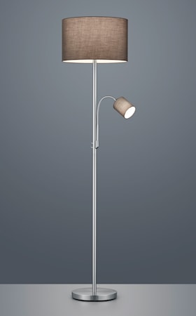 Hotel LED Golvlampa E27+E14 Grå