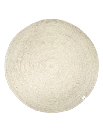 Matta Merino Rund Vit