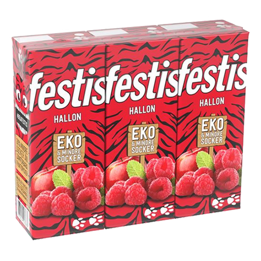 Tetrafestis Hallon Ekologisk 3-pack - 3-pack