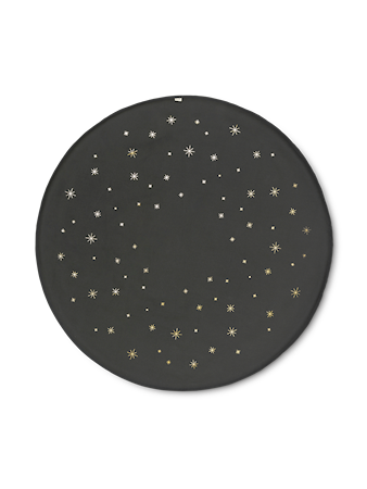 Star Julgransmatta Ø120 cm Grön