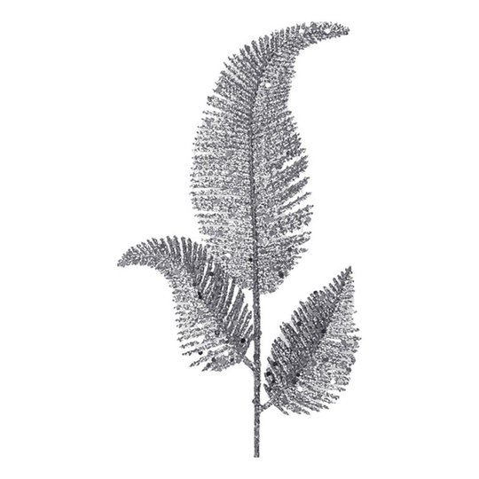 Dekorationsblad Glitter - Silver