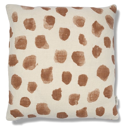 Dotty Kuddfodral 50x50 Vit/Glazed Ginger