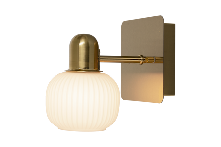 Messina Vägglampa Bad 1:A Matt Mässing IP44